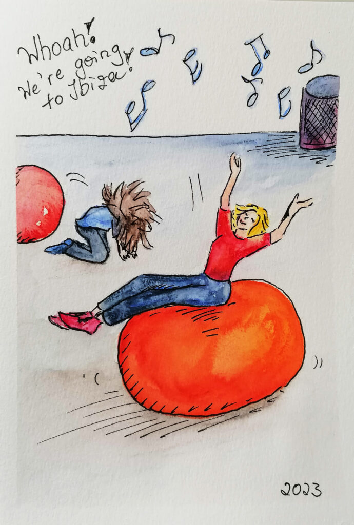 Aerobic mit dem Pezzi-Ball