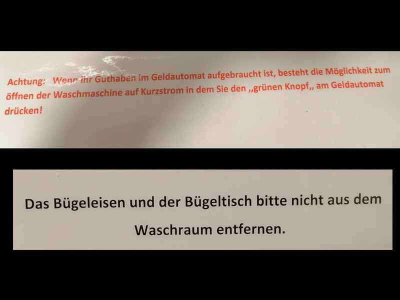 weitere Schilder