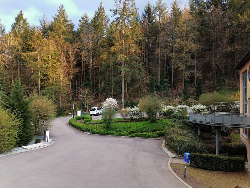 Celenus Parkklinik: Aussicht von meinem Balkon